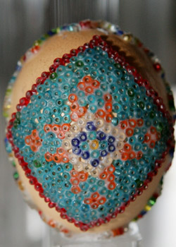 Painted egg by Sheri Helt