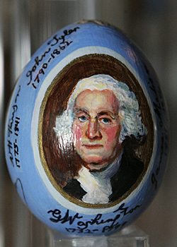 Painted egg by Liz Carlson