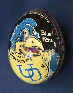 Painted egg by Susan Monahan