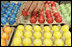 White House kitchen staff prepare hundreds of colored Easter eggs Friday, April 6, 2007, getting ready for the annual White House Easter Egg Roll. White House photo by Shealah Craighead 