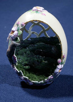 Painted and Decorated Egg Representing Georgia