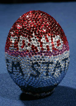 Painted and Decorated Egg Representing Idaho