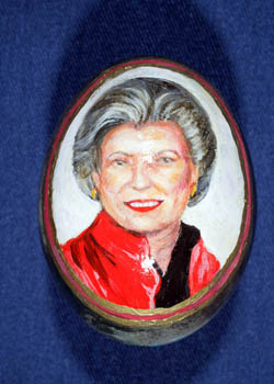 Painted and Decorated Egg Representing Mississippi