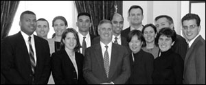 Secretary Andy Card, White House Chief of Staff, was the guest for a Speaker's Luncheon in March.