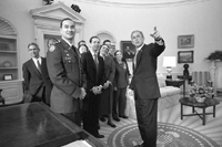White House Fellows in the Oval Office Meet President Bush