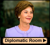 Photo of Mrs. Bush in Diplomatic Room