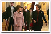 Link to Mrs. Bush's Visit to Europe February 2005