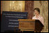 Laura Bush delivers remarks during the U.S. University Presidents Summit on International Education at the U.S. State Department Friday, Jan. 6, 2006.
