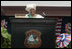 Liberian President Ellen Johnson Sirleaf addresses the audience at her inauguration in Monrovia, Liberia, Monday, Jan. 16, 2006. President Sirleaf is Africa's first female elected head of state. Mrs. Laura Bush and U.S. Secretary of State Condoleezza Rice attended the ceremony.