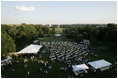 Crowds gather for the annual Congressional Picnic on the South Lawn of the White House June 15, 2006.