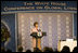 Mrs. Laura Bush delivers opening remarks Monday, Sept. 18, 2006, during the White House Conference on Global Literacy, held at the New York Public Library. The program underscores the need for sustained global and country level leadership in promoting literacy.