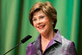 Mrs. Laura Bush welcomes guests to the 2006 National Book Festival Gala, an annual event of books and literature, Friday evening, Sept. 29, 2006 at the Library of Congress in Washington, D.C.
