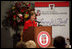 Mrs. Laura Bush delivers remarks during the naming ceremony for the Laura W. Bush Institute for Women's Health Wednesday, Nov. 7, 2007, in Amarillo, Texas. "You're committed to reaching West Texas populations that may not have had access to health care -- like minorities, immigrants, low-income and rural patients, and the elderly," said Mrs. Bush. "You're encouraging the next generation of doctors and scientists to devote their talents to women's health."