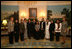 Mrs. Laura Bush meets with Afghan women business owners who have just completed four weeks of business training at Northwood University in Midland, Mich., Wednesday, Sept. 19, 2007, in the Diplomatic Reception Room. The women are sponsored by the Women Impacting Public Policy Institute and supported by the U.S.-Afghan Women's Council.