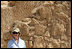 Mrs. Laura Bush visits Masada National Park Thursday, May 15, 2008, during a visit by she and President George W. Bush to Israel.