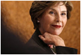 Mrs. Laura Bush participates in a drop-by meeting on food security Tuesday, Sept. 23, 2008, in New York.
