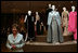 Mrs. Laura Bush views the Balenciaga exhibit at The Meadows Museum Saturday, May 26, 2007, in Dallas. Said Mrs. Bush, 