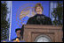 Mrs. Laura Bush addresses the University of Pepperdine's Seaver College Class of 2007 during commencement ceremonies Saturday, April 28, 2007, in Malibu, Calif. Mrs. Bush, who received an honorary Doctor of Laws degree during the event, told the graduates, "The Pepperdine Class of 2007 -- and all of us in the United States -- have freely received the blessings of our nation: good health and prosperity; opportunity and freedom. Our country is also blessed with compassionate citizens who freely give to other nations in need. Many of these compassionate citizens are right here at Pepperdine."