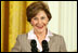 Mrs. Laura Bush delivers remarks at the Helping America's Youth Event Thursday Feb. 7, 2008, in the East Room of the White House.
