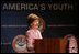 Mrs. Laura Bush delivers remarks at the Helping America's Youth Fourth Regional Conference in St. Paul, Minn., Friday, August 3, 2007.