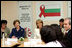 Mrs. Laura Bush participates in a roundtable discussion on HIV/Aids Monday, June 11, 2007, at the Ministry of Health in Sofia, Bulgaria.