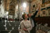 "Laura Bush tours St. John at the Lateran Church in Rome by art historian Dr. Stefano Aluffi-Pentini Thursday, April 7, 2005. "