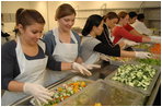 Fall 2007 White House Interns participate in service project at a local food bank in Washington, D.C., September 28, 2007.
