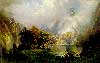 -Rocky Mountain Landscape- by Albert Bierstadt