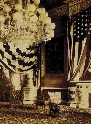Photo of the East Room Prior to the 1902 Renovation.