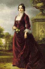 Portrait of First Lady Lucy Hayes.