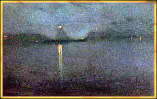 "Nocturne-"by James McNeill Whistler