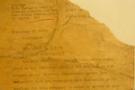 Piece of old document