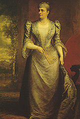 Portrait of Caroline Lavinia Scott Harrison