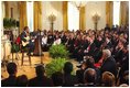 Brazilian Musician Alexandre Pires performs during the Celebration of Hispanic Heritage Month in the East Room, Thursday, Oct 2, 2003.
