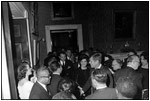 President and Mrs. Kenned y host a Civil Rights reception in the Green Room February 12, 1963.