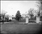The 1902 White House restoration made sign ificant changes to the "traffic patterns" of the White House. The north entrance to the White House became a private entrance, and visitors used the new east entrance. White House visitors still enter on the east side.