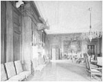 The room in the White House to undergo the most change in 1902 was the State Dining Room, which could only hold 40 guests for dinner. A staircase was removed and the room was expanded to accommodate more than 100 guests. Moose and elk heads adorned the walls of the 1902 State Dining Room.