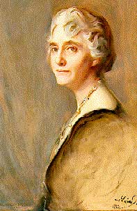 Painting of Lou Henry Hoover by Richard Brown