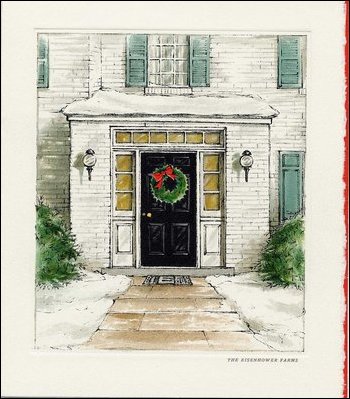 1956 White House Informal Holiday Card.