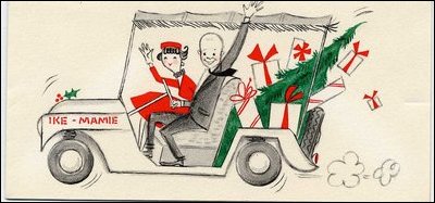 1957 White House Gift Enclosure Card.