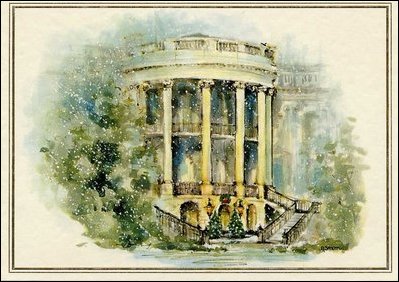 1960 White House Informal Holiday Card.