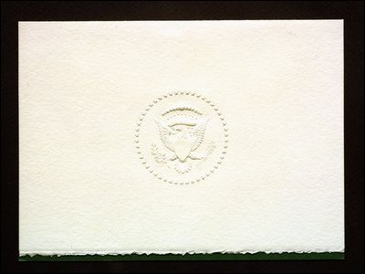 1963 White House Holiday Card.