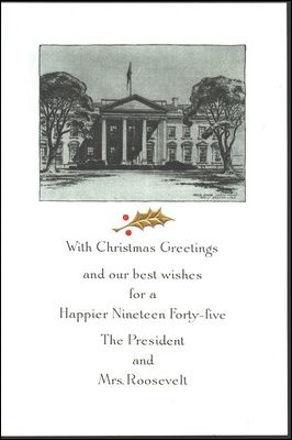 1944 White House Holiday Card.