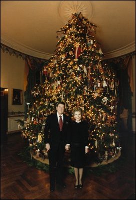 President Ronald Reagan and First Lady Nancy Reagan.