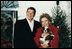 Christmas with President Reagan and First Lady Nancy Reagan.