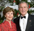 Official Holiday Portrait: President Bush and Mrs. Laura Bush