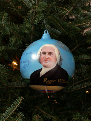 Rhode Island Congressman Patrick Kennedy selected artist Nicholas Jainschigg to decorate the 1st District's ornament for the 2008 White House Christmas Tree