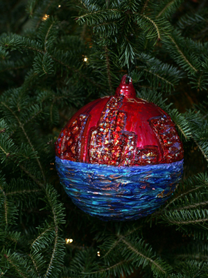 Illinois Congressman Bobby Rush selected artist Andre Guichard to decorate the 1st District's ornament for the 2008 White House Christmas Tree