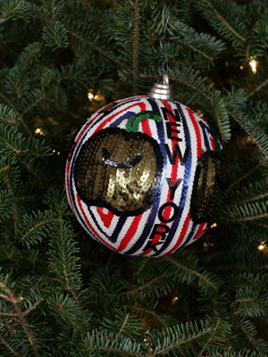 New York Congresswoman Nita Lowey selected artist Mary Ann Lomonaco to decorate the 18th District's ornament for the 2008 White House Christmas Tree