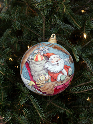 Arkansas Congressman John Boozman selected artist Ard Hoyt to decorate the 3rd District's ornament for the 2008 White House Christmas Tree. 